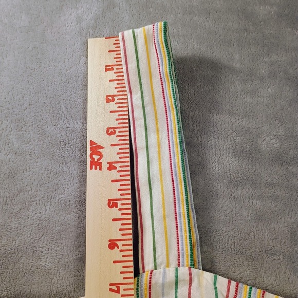 Madewell Dress Womens 2 Multicolor Striped Button Front Tiered Cotton Sundress - Picture 2 of 14